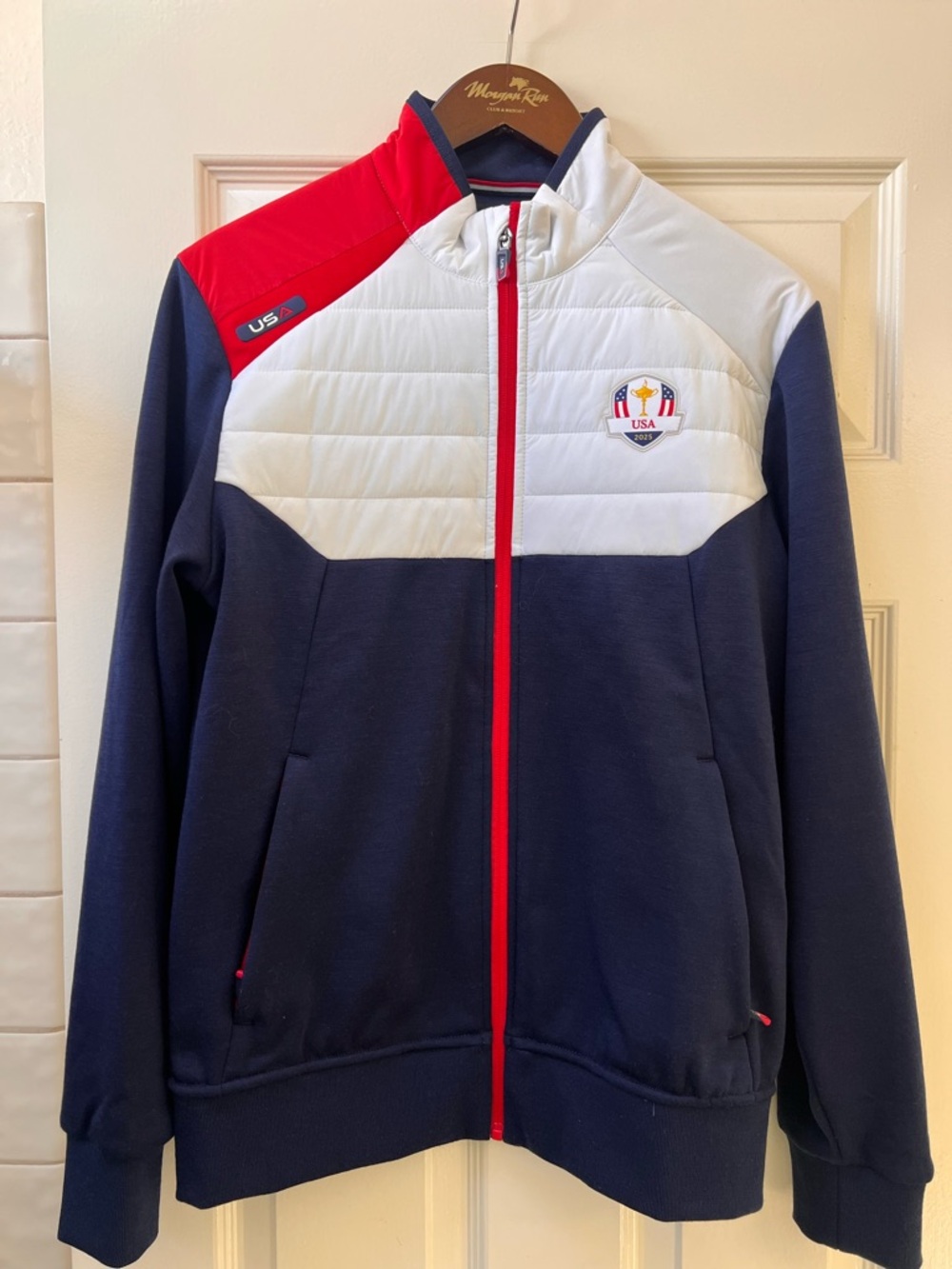 Ryder Cup Polo Ralph Lauren Navy, White & Red Full-Zip Jacket